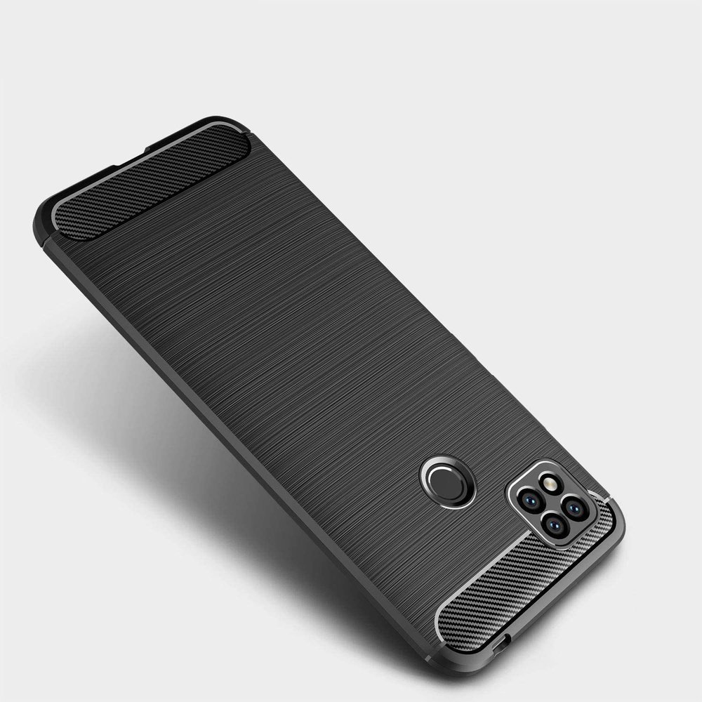 Pokrowiec Carbon Case niebieski Xiaomi Redmi 9C / 5