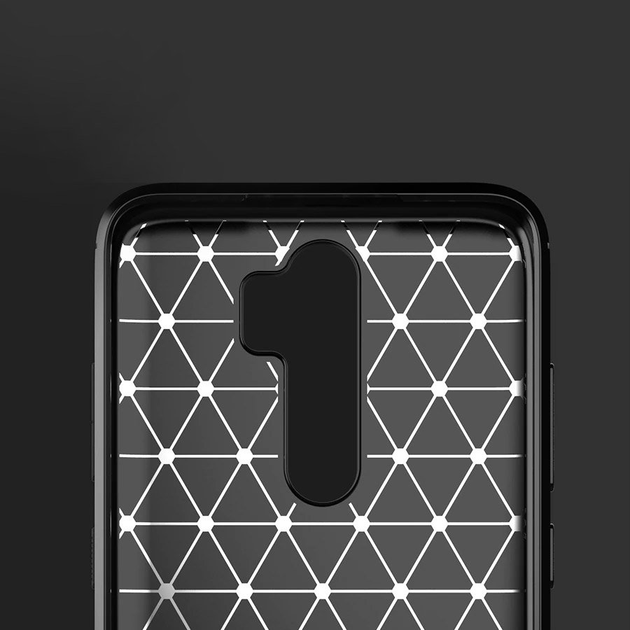 Pokrowiec Carbon Case niebieski Xiaomi Redmi Note 8 Pro / 2