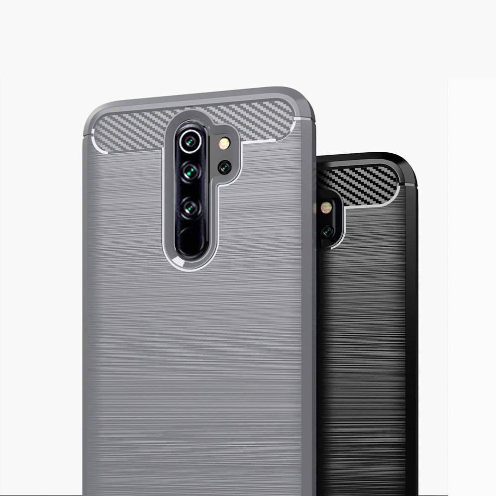 Pokrowiec Carbon Case niebieski Xiaomi Redmi Note 8 Pro / 7
