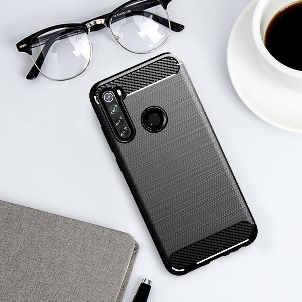 Pokrowiec Carbon Case niebieski Xiaomi Redmi Note 8T / 12