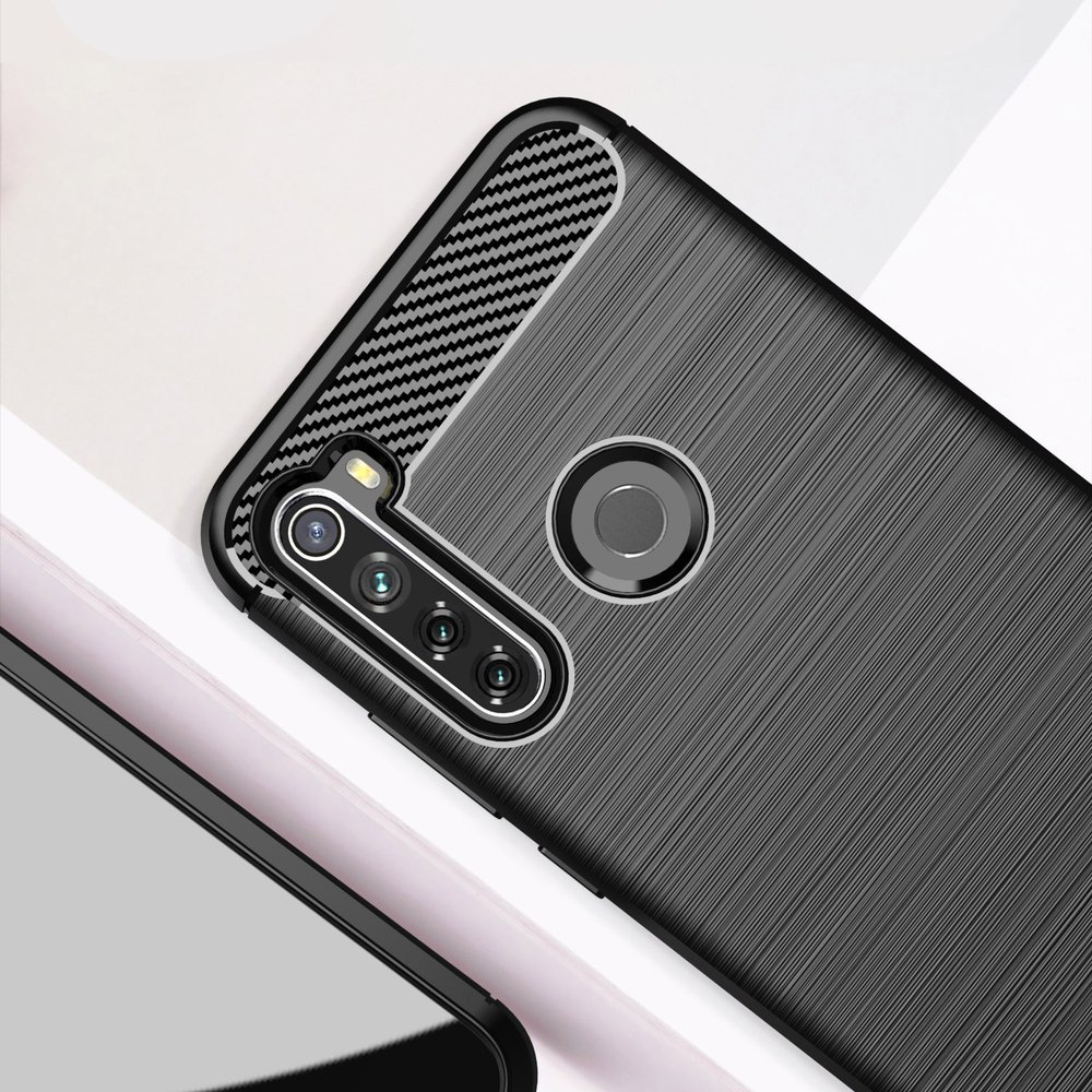 Pokrowiec Carbon Case niebieski Xiaomi Redmi Note 8T / 7