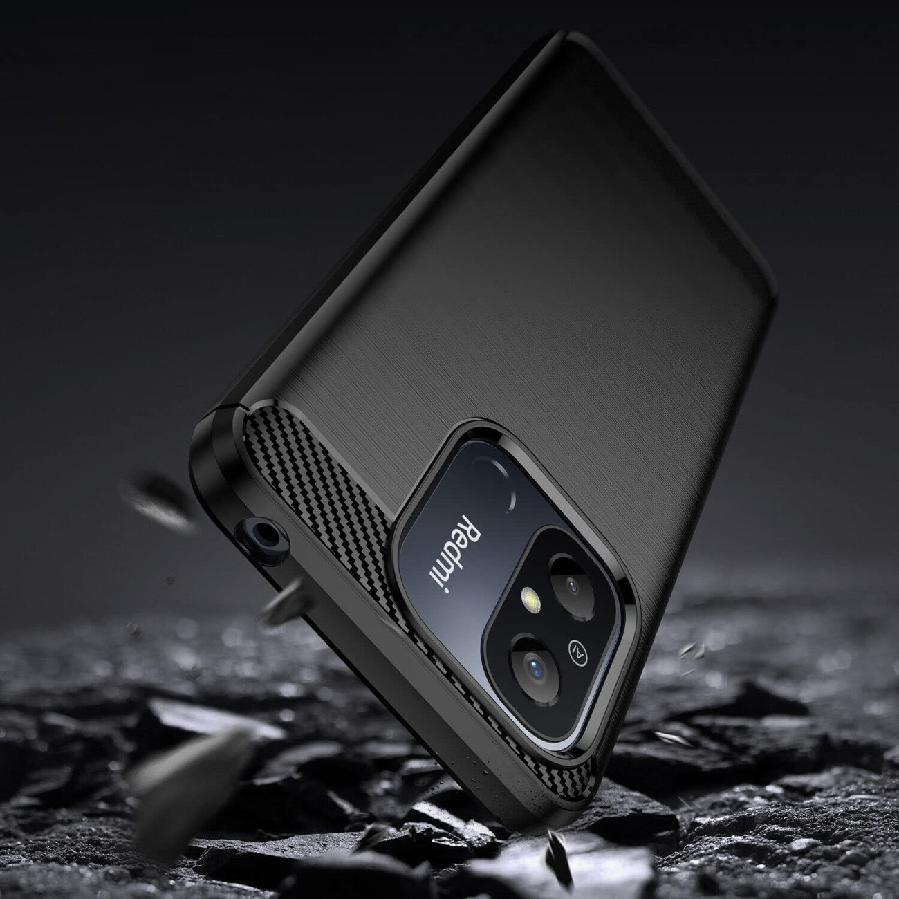 Pokrowiec Carbon Case Xiaomi Poco C55 / 5