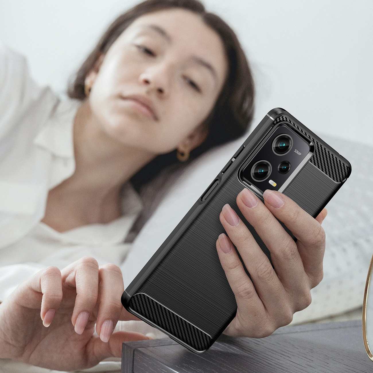 Pokrowiec Carbon Case Xiaomi Poco X5 5G / 7