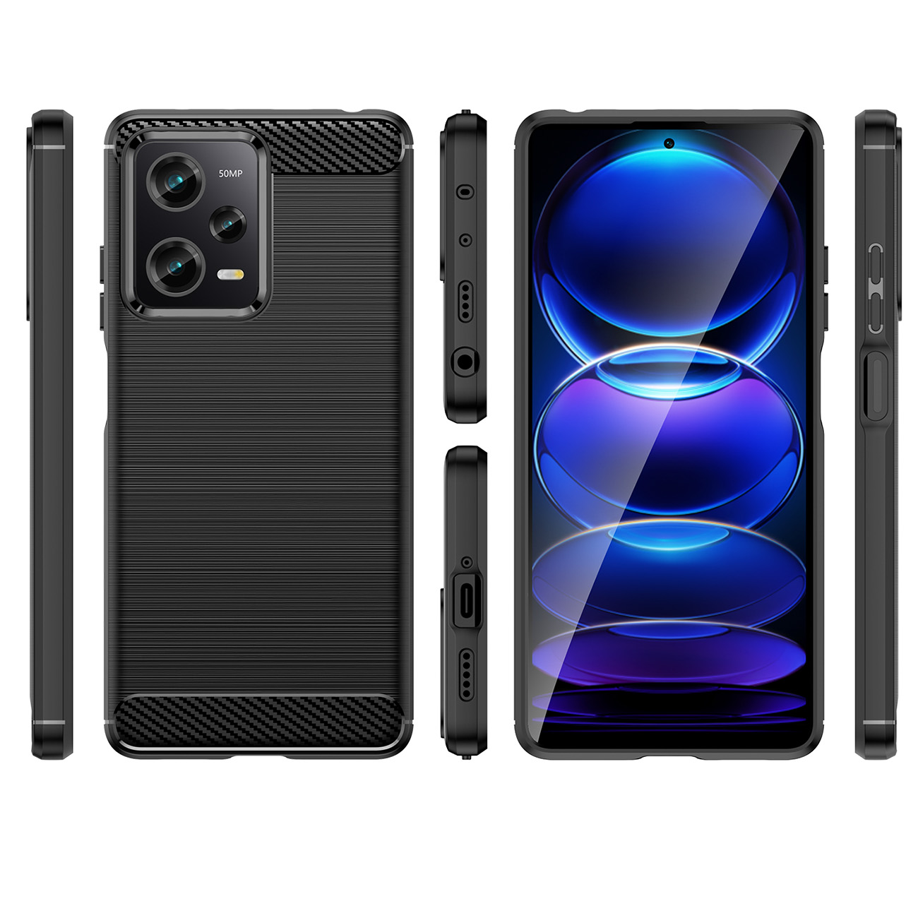 Pokrowiec Carbon Case Xiaomi Poco X5 Pro 5G / 2