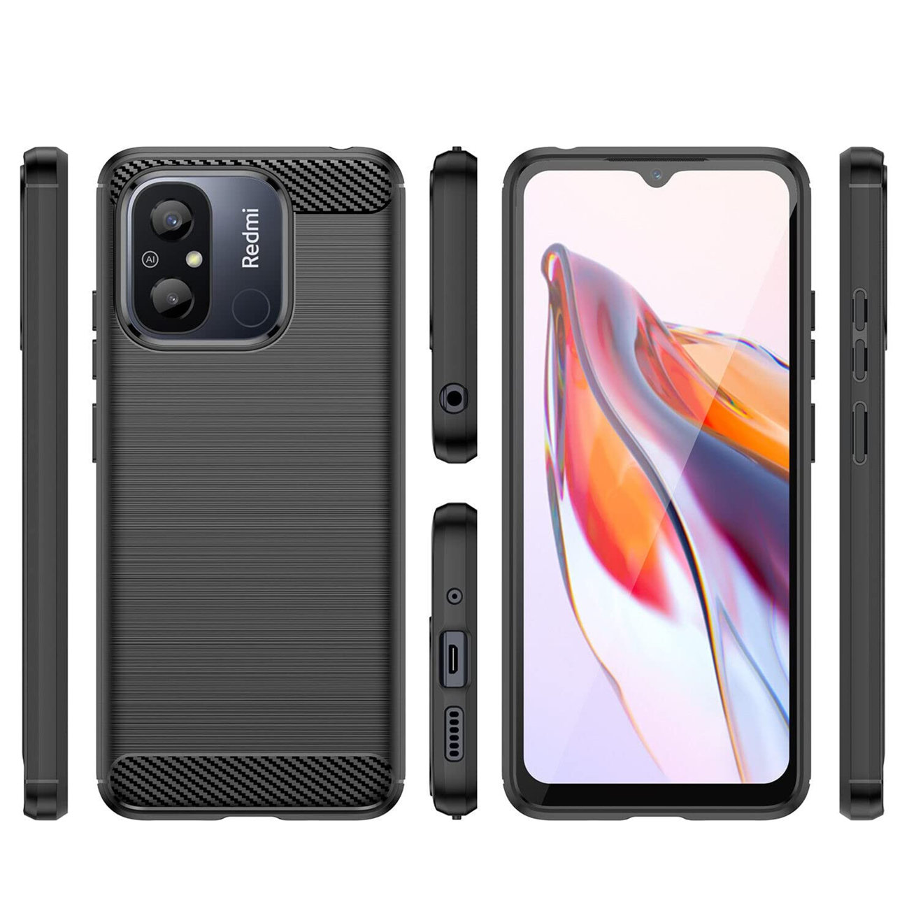 Pokrowiec Carbon Case Xiaomi Redmi 11a / 6