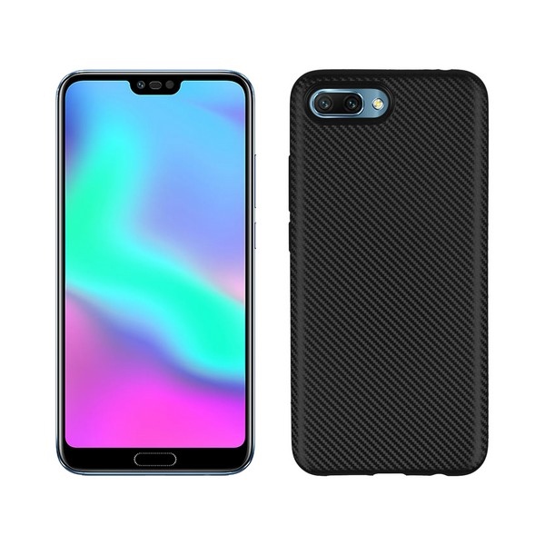 Pokrowiec Carbon Fiber czarny Huawei Honor 10 Pokrowiec Carbon Fiber czarny Huawei Honor 10