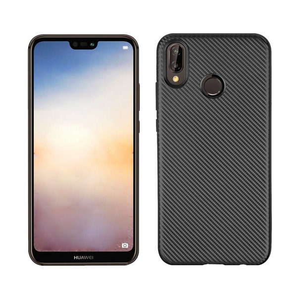 Pokrowiec Carbon Fiber czarny Huawei P20 Lite Pokrowiec Carbon Fiber czarny Huawei P20 Lite