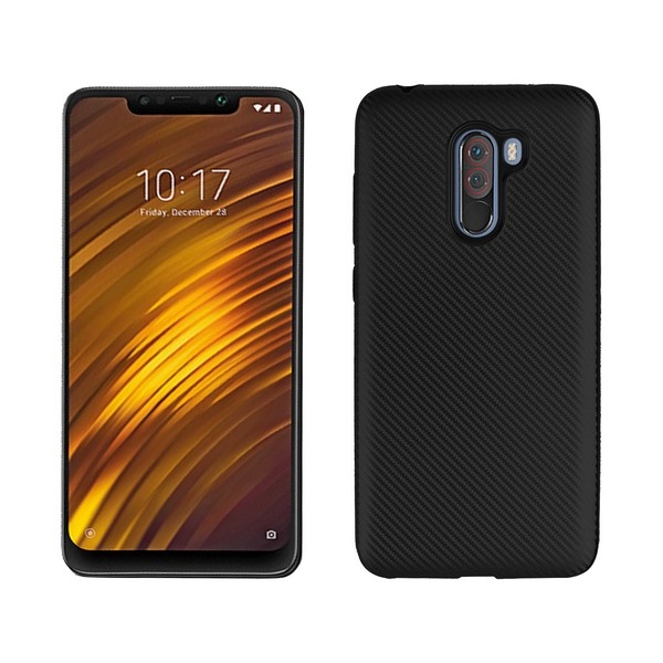 Pokrowiec Carbon Fiber czarny Xiaomi Pocophone F1
