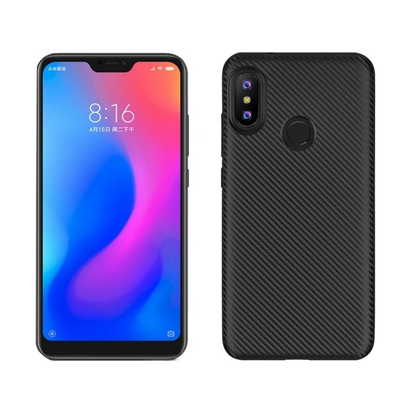 Pokrowiec Carbon Fiber czarny Xiaomi Redmi Note 6 Pro