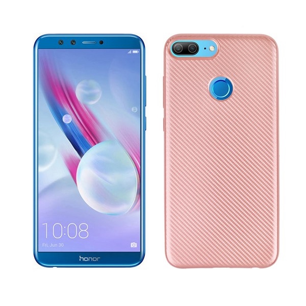 Pokrowiec Carbon Fiber różowy Huawei Honor 9 Lite Pokrowiec Carbon Fiber różowy Huawei Honor 9 Lite