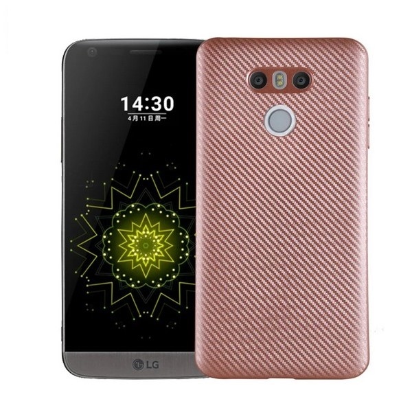 Pokrowiec Carbon Fiber r�owy LG G6