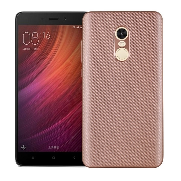 Pokrowiec Carbon Fiber r�owy Xiaomi Redmi 4X