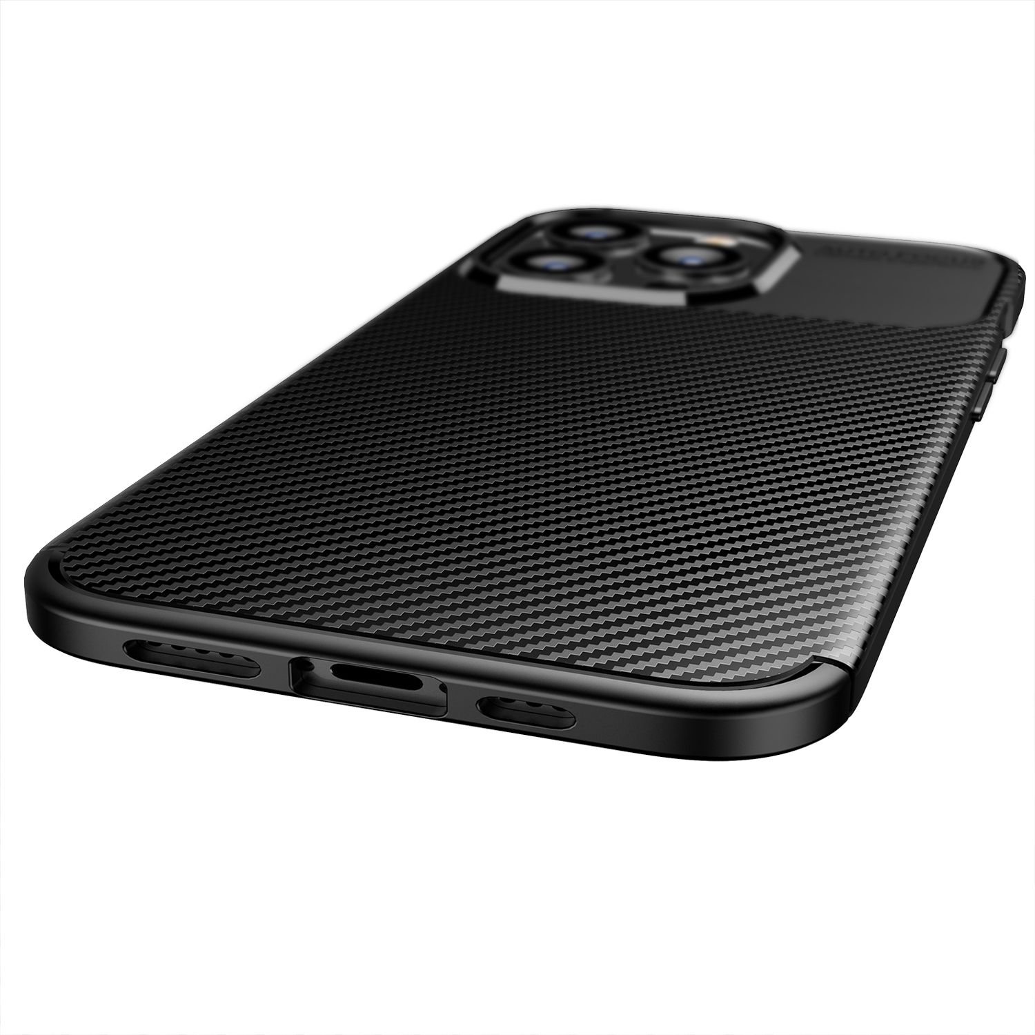 Pokrowiec Carbon Premium czarny Apple iPhone 11 Pro Max / 6