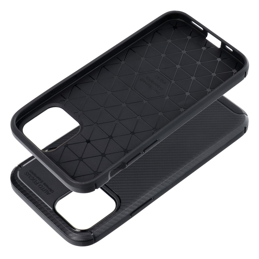 Pokrowiec Carbon Premium czarny Apple iPhone 12 / 3