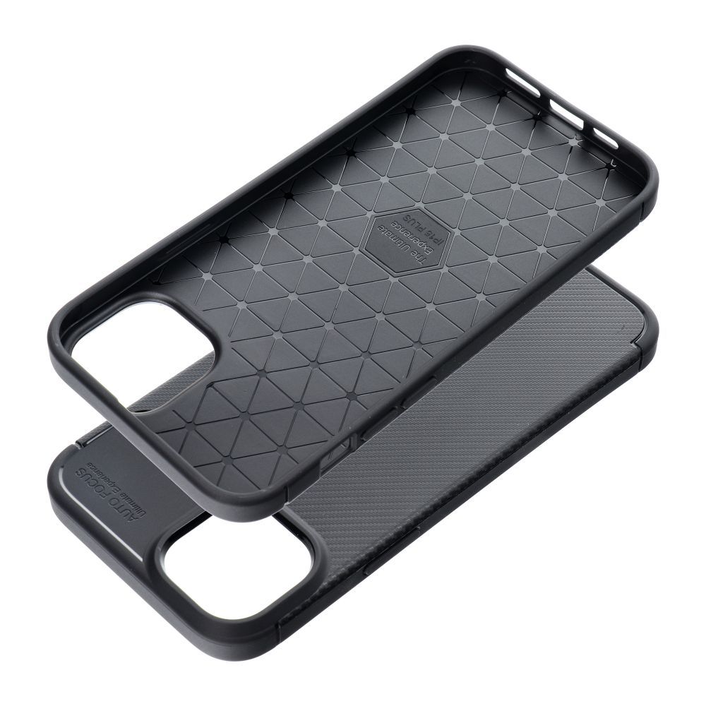 Pokrowiec Carbon Premium czarny Apple iPhone 15 Plus / 3