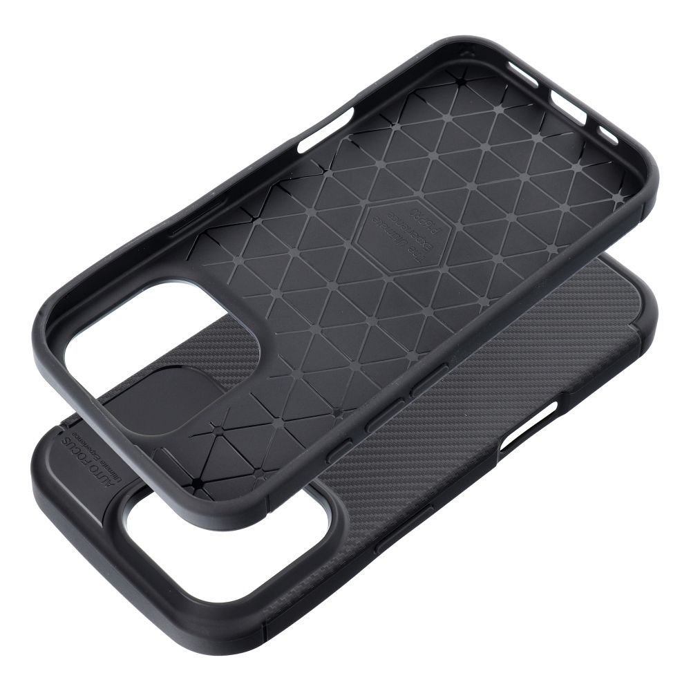 Pokrowiec Carbon Premium czarny Apple iPhone 16 Pro / 8 Pokrowiec Carbon Premium czarny Apple iPhone 16 Pro / 8