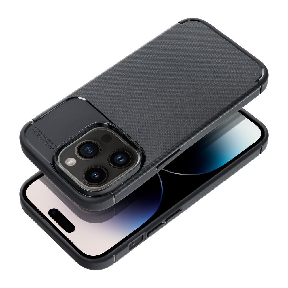 Pokrowiec Carbon Premium czarny Apple iPhone 16e / 8