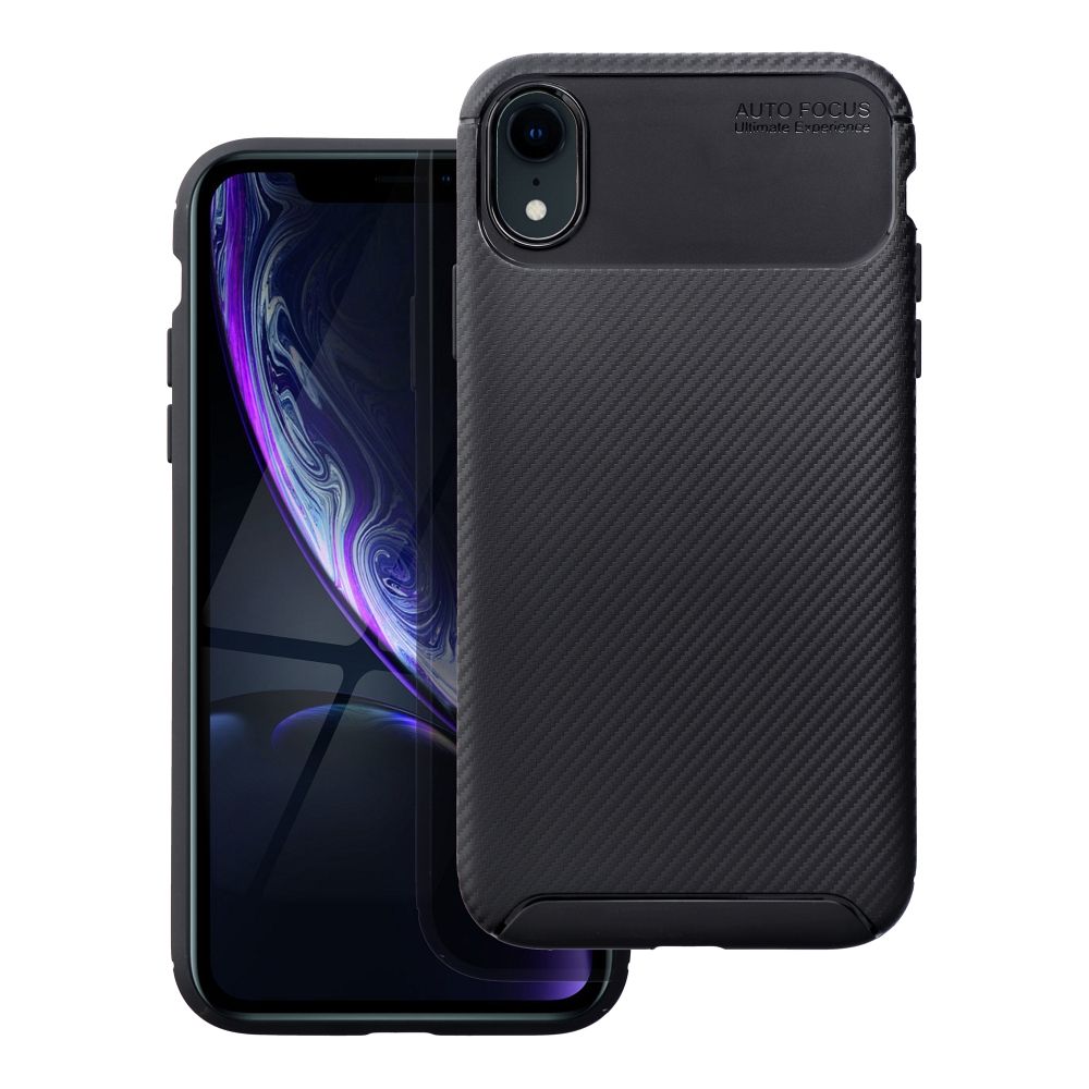 Pokrowiec Carbon Premium czarny Apple iPhone XR / 2