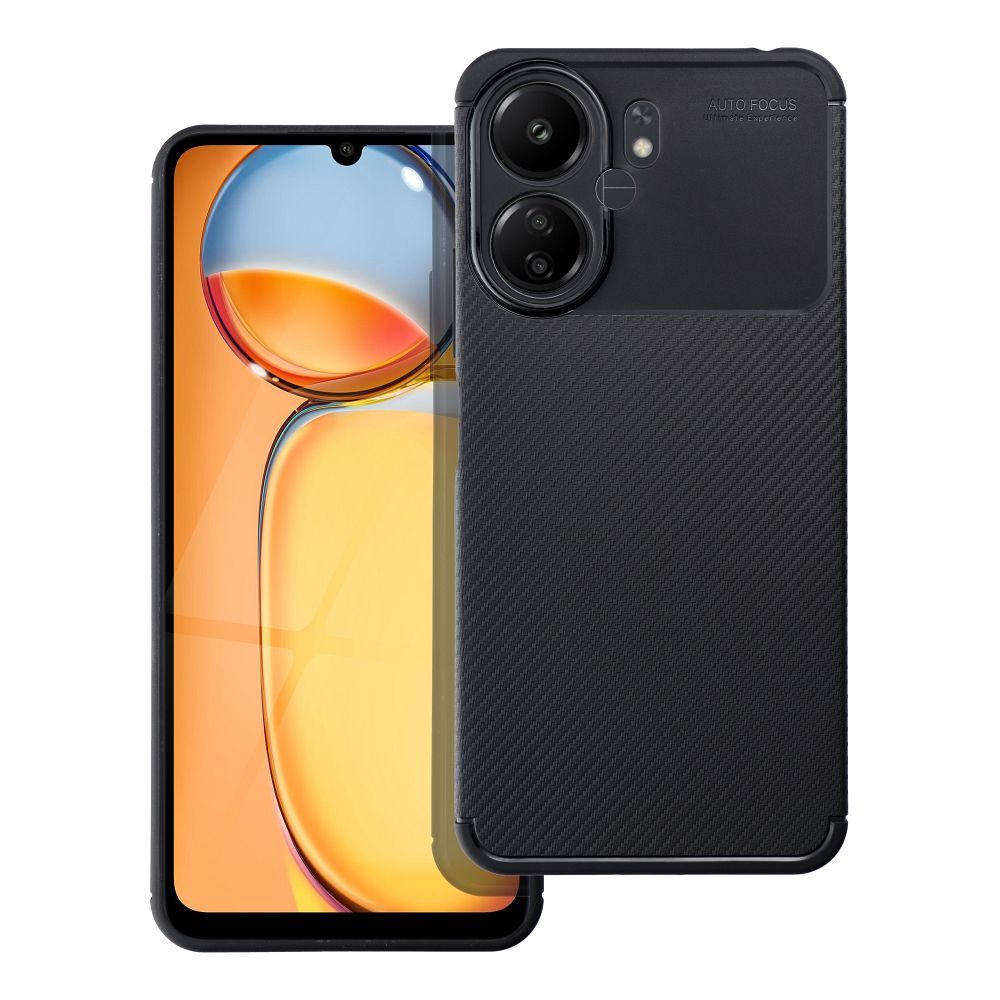 Pokrowiec Carbon Premium czarny Xiaomi POCO C65