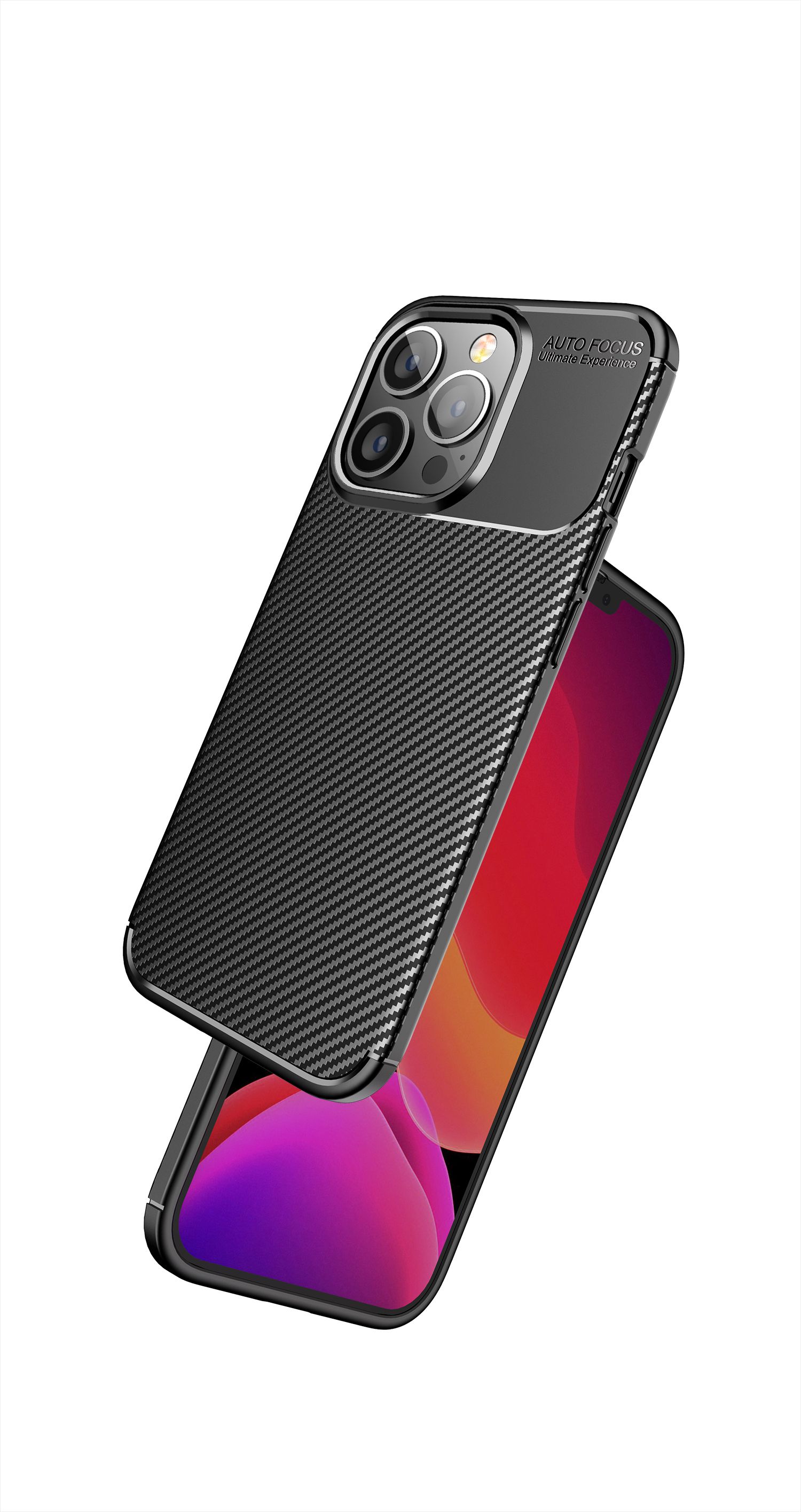Pokrowiec Carbon Premium czarny Xiaomi Redmi Note 9 / 5