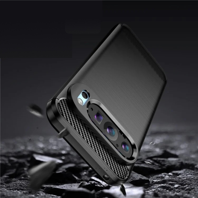 Pokrowiec Carbon Pro czarny Google Pixel 9 / 3