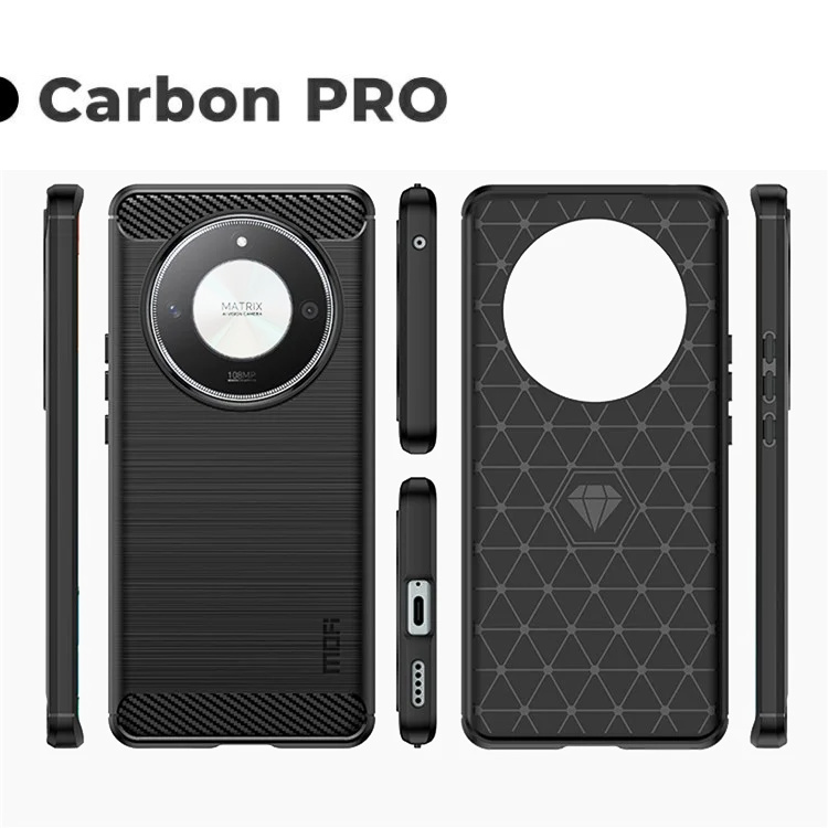 Pokrowiec Carbon Pro czarny Honor Magic 6 Lite