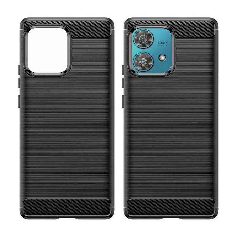 Pokrowiec Carbon Pro czarny Motorola Moto Edge 40 Neo / 3 Pokrowiec Carbon Pro czarny Motorola Moto Edge 40 Neo / 3