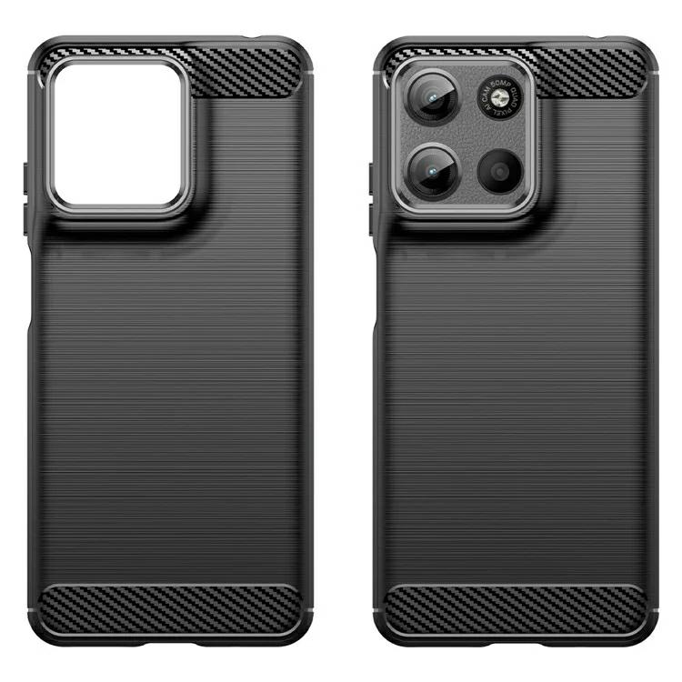 Pokrowiec Carbon Pro czarny Motorola Moto G15 / 3 Pokrowiec Carbon Pro czarny Motorola Moto G15 / 3