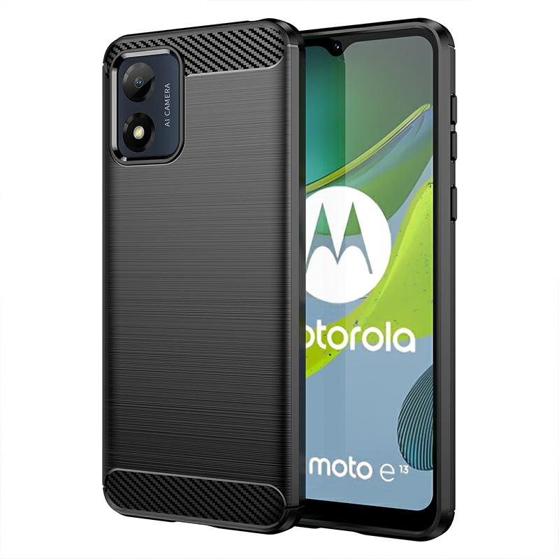 Pokrowiec Carbon Pro czarny Motorola Moto G32 / 2