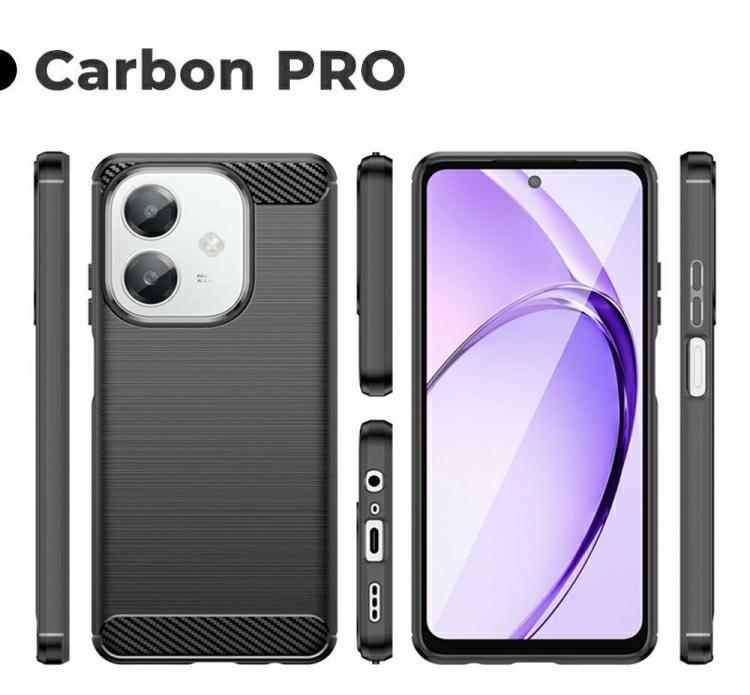 Pokrowiec Carbon Pro czarny Oppo A40