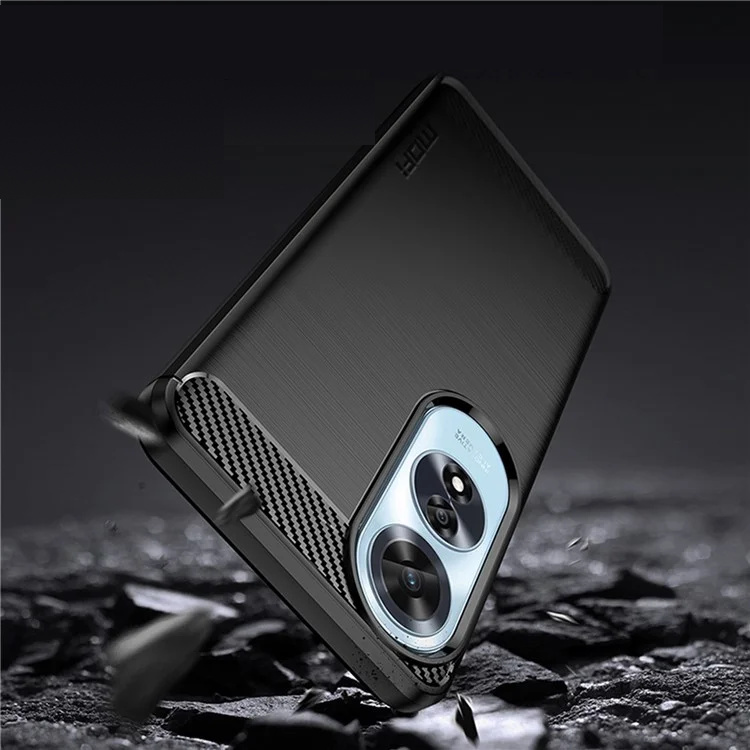 Pokrowiec Carbon Pro czarny Oppo A60 / 3 Pokrowiec Carbon Pro czarny Oppo A60 / 3