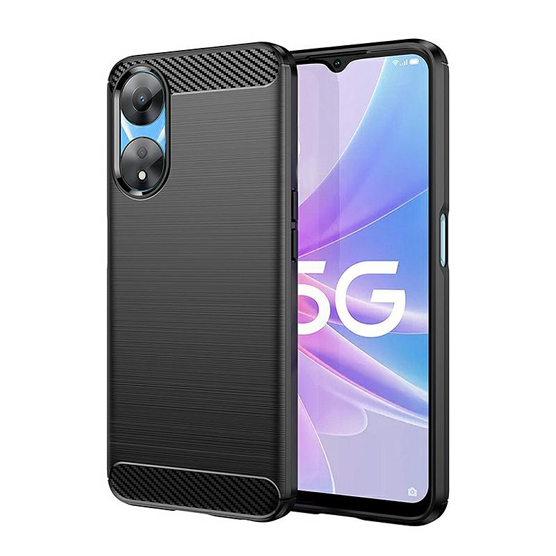 Pokrowiec Carbon Pro czarny Oppo A78 5G / 2