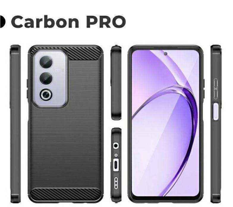 Pokrowiec Carbon Pro czarny Oppo A80 5G Pokrowiec Carbon Pro czarny Oppo A80 5G