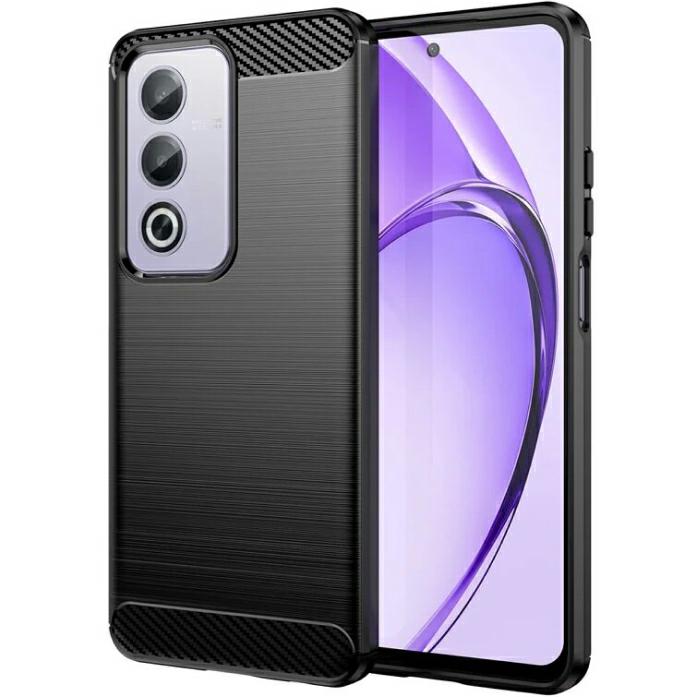 Pokrowiec Carbon Pro czarny Oppo A80 5G / 2 Pokrowiec Carbon Pro czarny Oppo A80 5G / 2