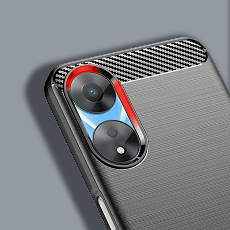 Pokrowiec Carbon Pro czarny Oppo A98 5G / 3 Pokrowiec Carbon Pro czarny Oppo A98 5G / 3