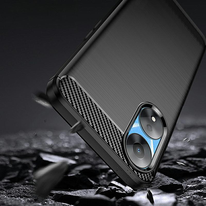 Pokrowiec Carbon Pro czarny Oppo A98 5G / 4 Pokrowiec Carbon Pro czarny Oppo A98 5G / 4