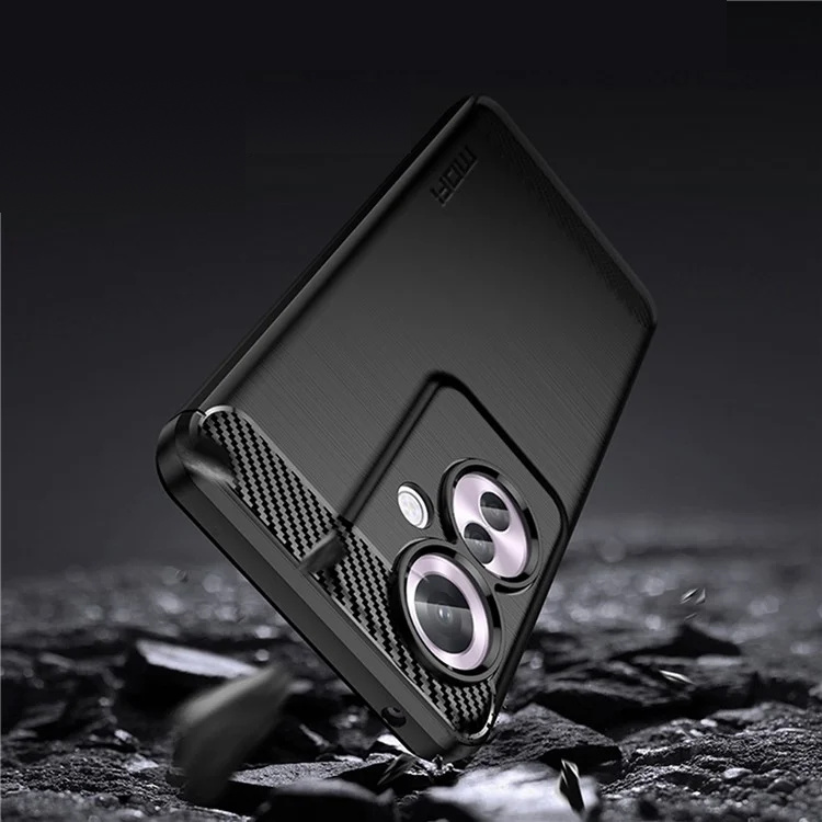 Pokrowiec Carbon Pro czarny Oppo Reno 11F 5G / 3