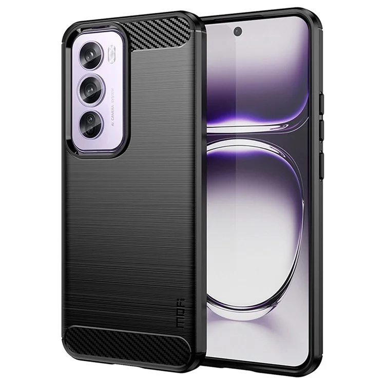 Pokrowiec Carbon Pro czarny Oppo Reno 12 pro 5G / 2
