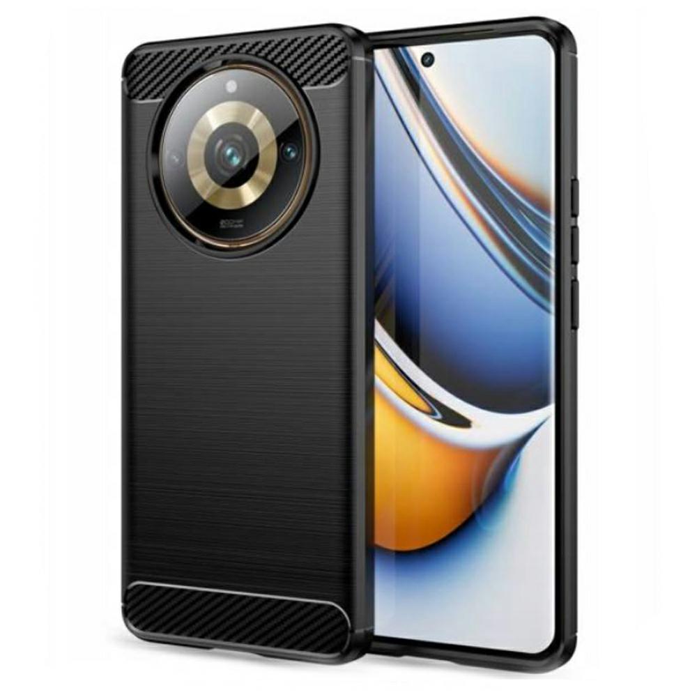 Pokrowiec Carbon Pro czarny Realme 11 pro 5G / 2 Pokrowiec Carbon Pro czarny Realme 11 pro 5G / 2