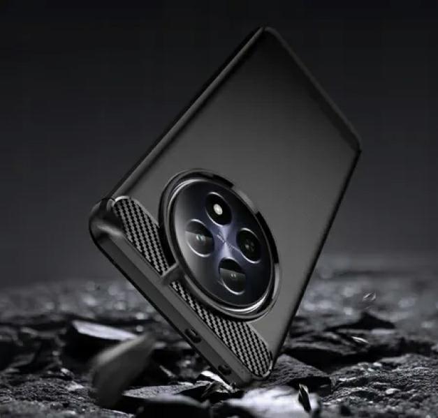 Pokrowiec Carbon Pro czarny Realme 12 5G / 3