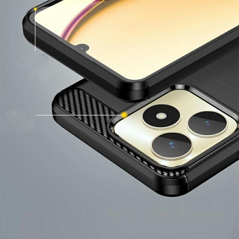 Pokrowiec Carbon Pro czarny Realme C53 / 3 Pokrowiec Carbon Pro czarny Realme C53 / 3