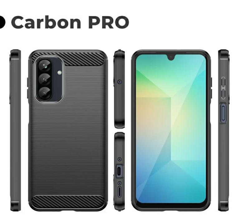 Pokrowiec Carbon Pro czarny Samsung Galaxy A26 5G