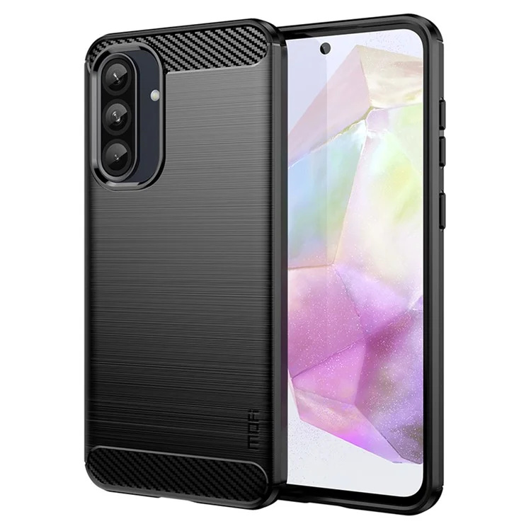 Pokrowiec Carbon Pro czarny Samsung Galaxy A56 5G / 2