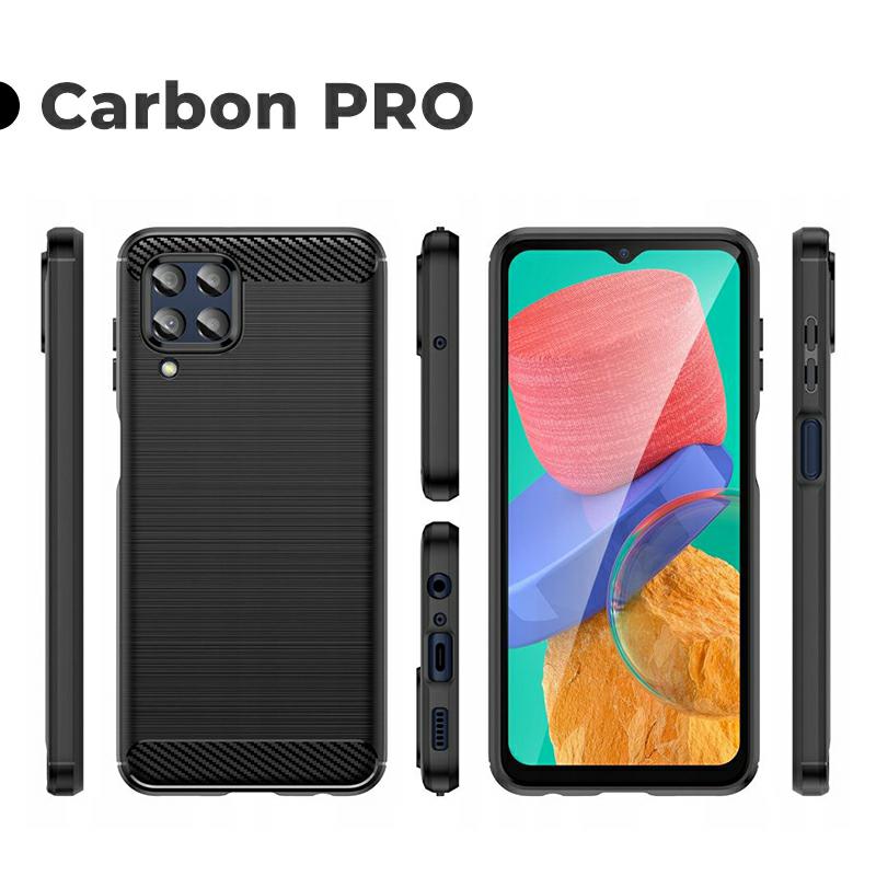 Pokrowiec Carbon Pro czarny Samsung Galaxy M33 5G Pokrowiec Carbon Pro czarny Samsung Galaxy M33 5G