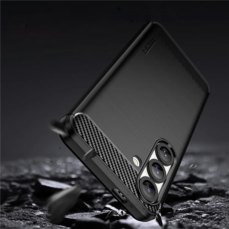 Pokrowiec Carbon Pro czarny Samsung Galaxy S25 Plus / 3