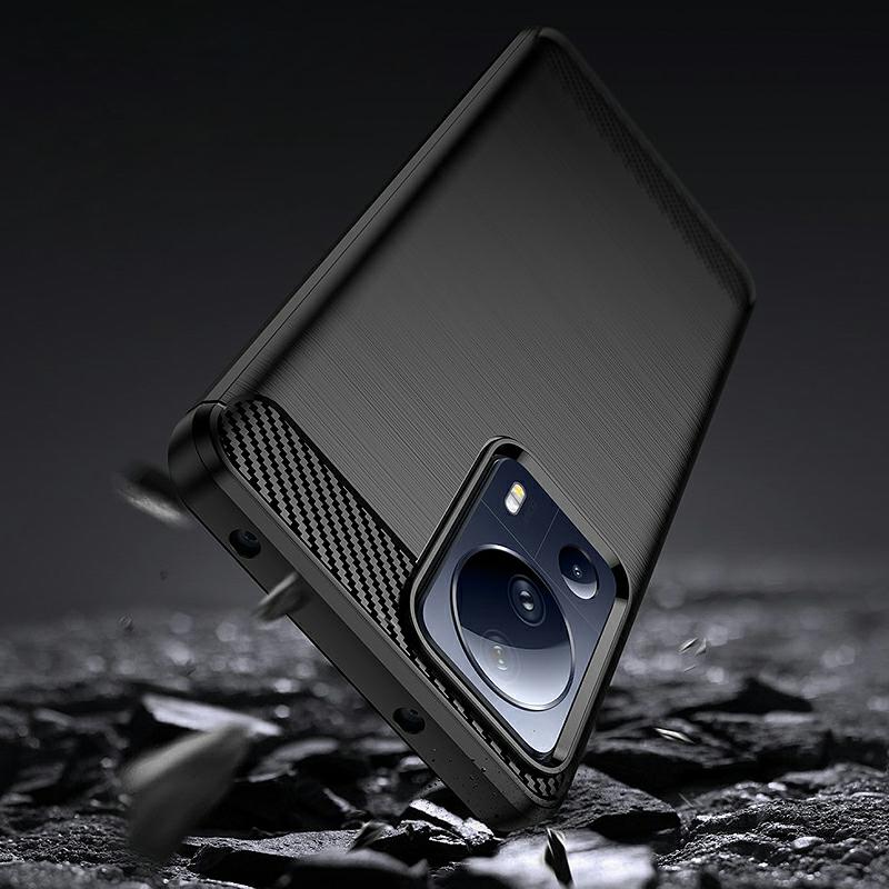 Pokrowiec Carbon Pro czarny Xiaomi 13 Lite / 3