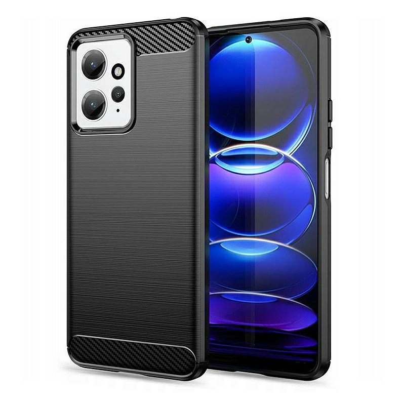 Pokrowiec Carbon Pro czarny Xiaomi Redmi Note 12S / 2