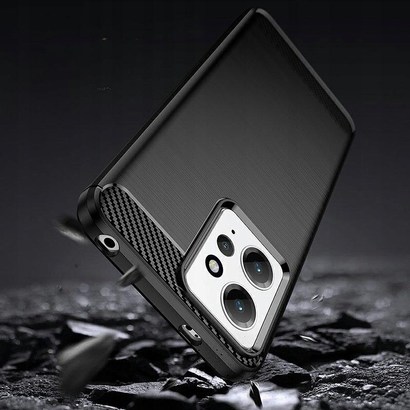 Pokrowiec Carbon Pro czarny Xiaomi Redmi Note 12S / 3