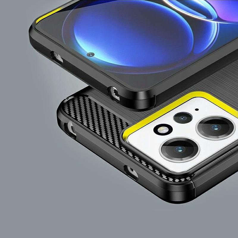 Pokrowiec Carbon Pro czarny Xiaomi Redmi Note 12S / 4