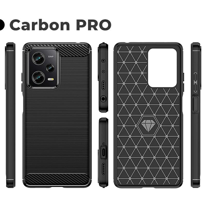 Pokrowiec Carbon Pro czarny Xiaomi Redmi Note 13 5G